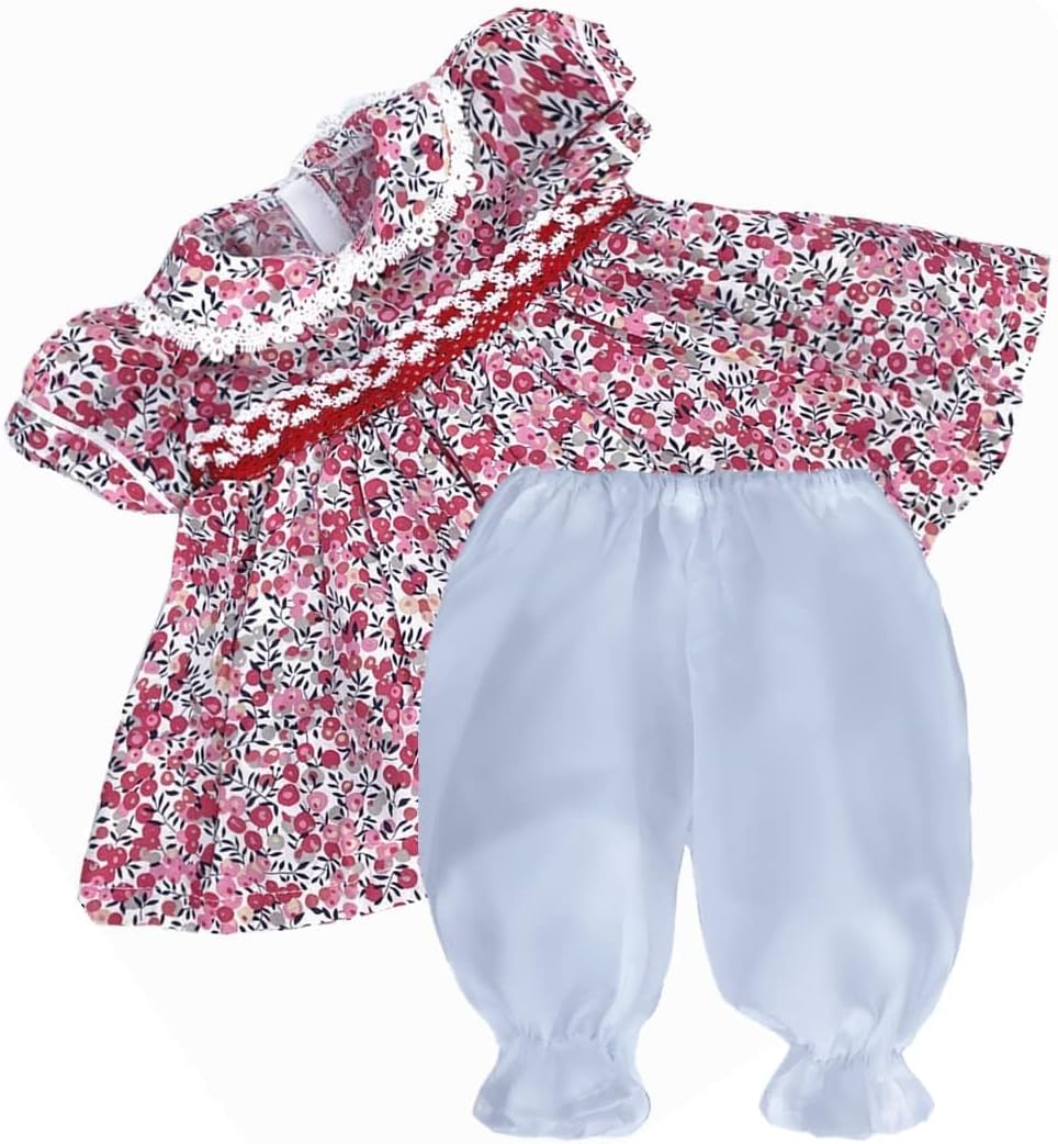 24 Inch Reborn Baby Girl Doll Clothes Accessories Skirt Outfits for 22-24 Inch Reborn Dolls Girl Clothes