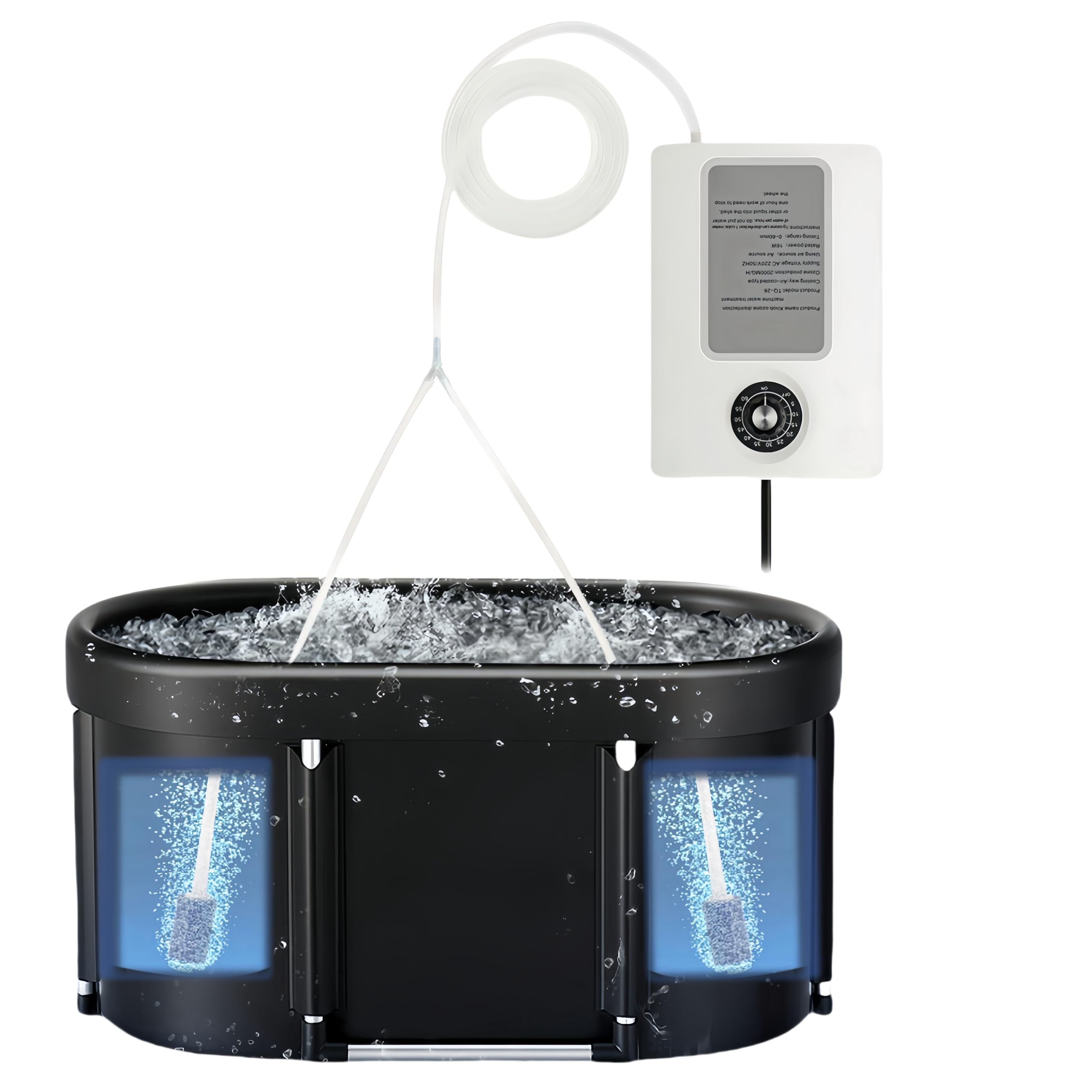 Ozone Generator for Cold Plunge Tub, 2000mg/H Ozone Generator Water Keep Ice Bath Cold Plunge Tub or Spa Tub Clean, Ice Bath Cold Plunge Filter