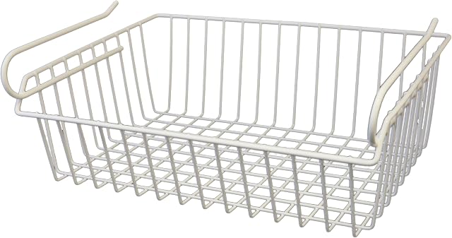 Delfinware White Under Shelf Basket