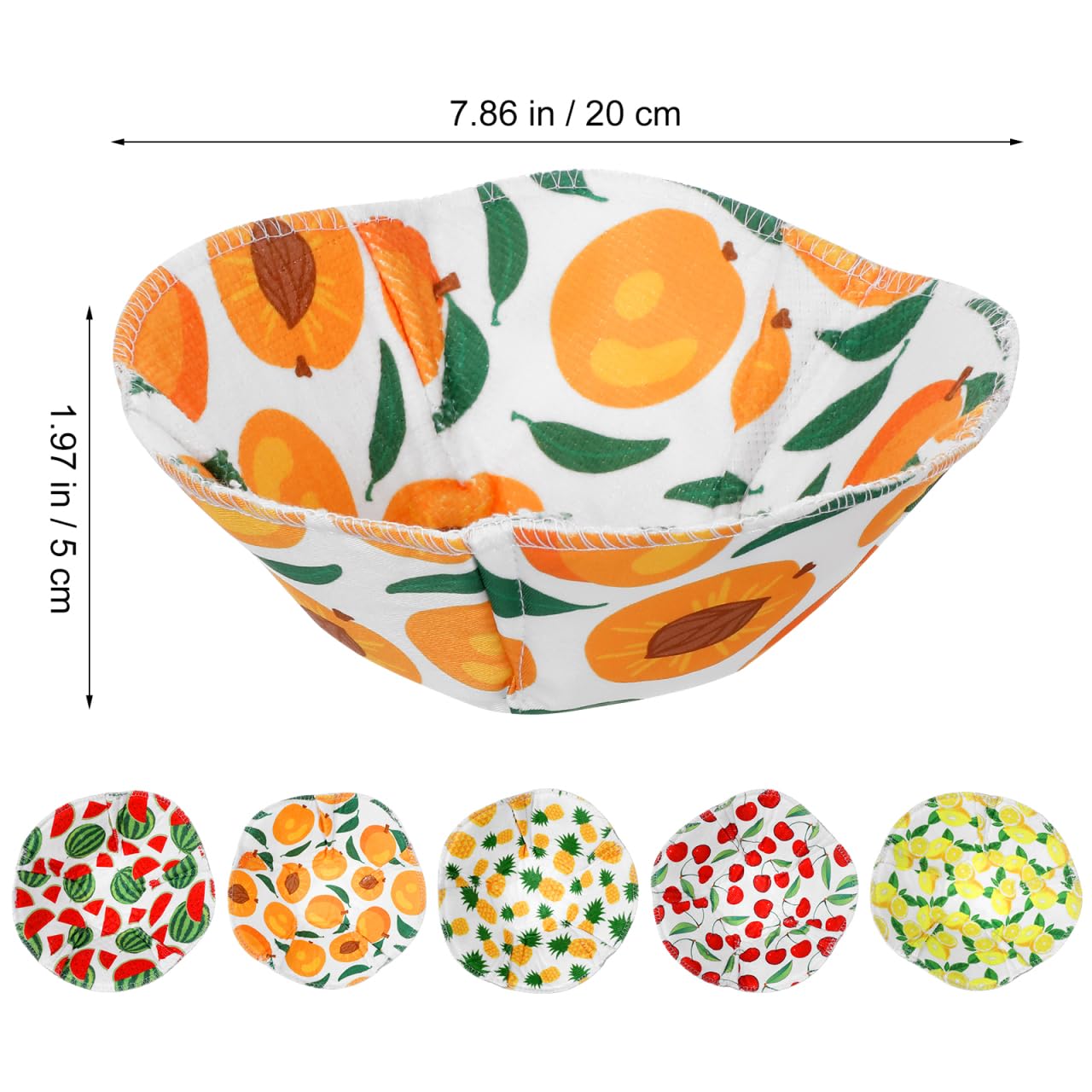 5Pcs Insulated Microwave Bowl Cozy Holders Multipurpose Hot Heat Proof Plate Holder to Prevent Hand from Heat and Maintain Food Warm Kitchen Gadgets