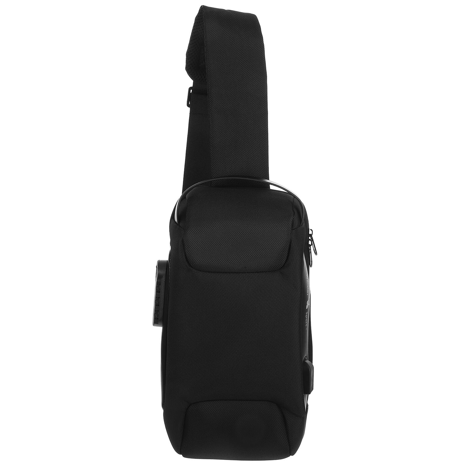 NOLITOY Bolso Bandolera Para Hombre Usb Bolso De Pecho Antirrobo Para Viaje y Deportes