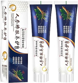 Loose Teeth Care Toothpaste, Toothpaste for Gingivitis and Gum Disease, Ginseng Conservation Toothpaste, Teeth Whitening Fresh Breath (2pc)