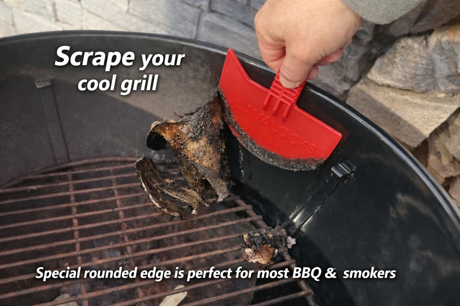 LavaLock Smok-n-Scrape: Grill Cleaning Tool -6