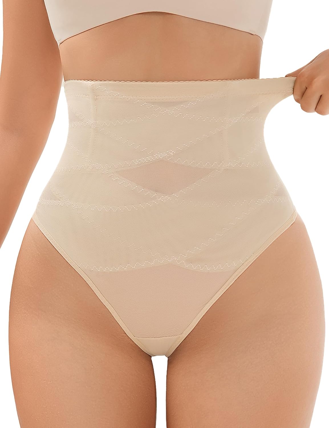 JulyGirl Thong Shapewear Tummy Control Girdle for Women Tummy Control Womens Shapewear Control Panties