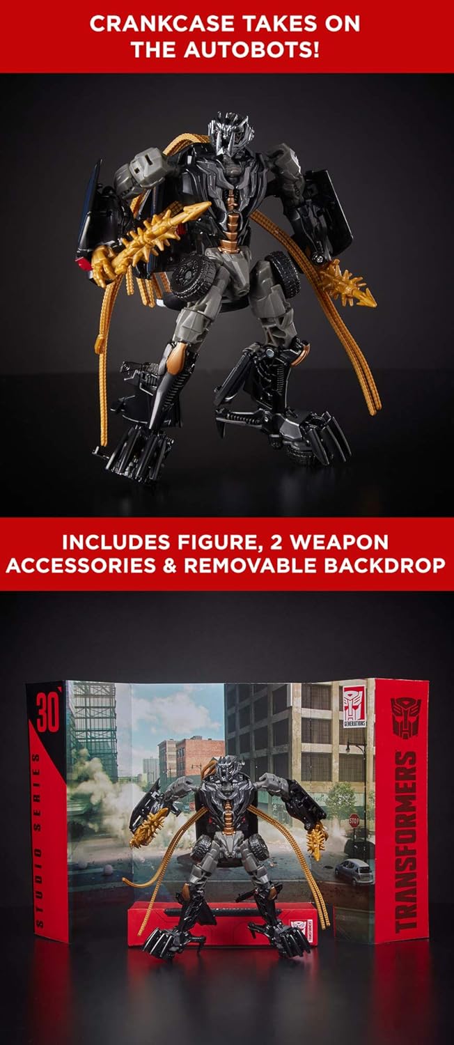 Limited Discount Transformers Studio Series 30 Deluxe Class Dark of The Moon Crankcase Action Figure