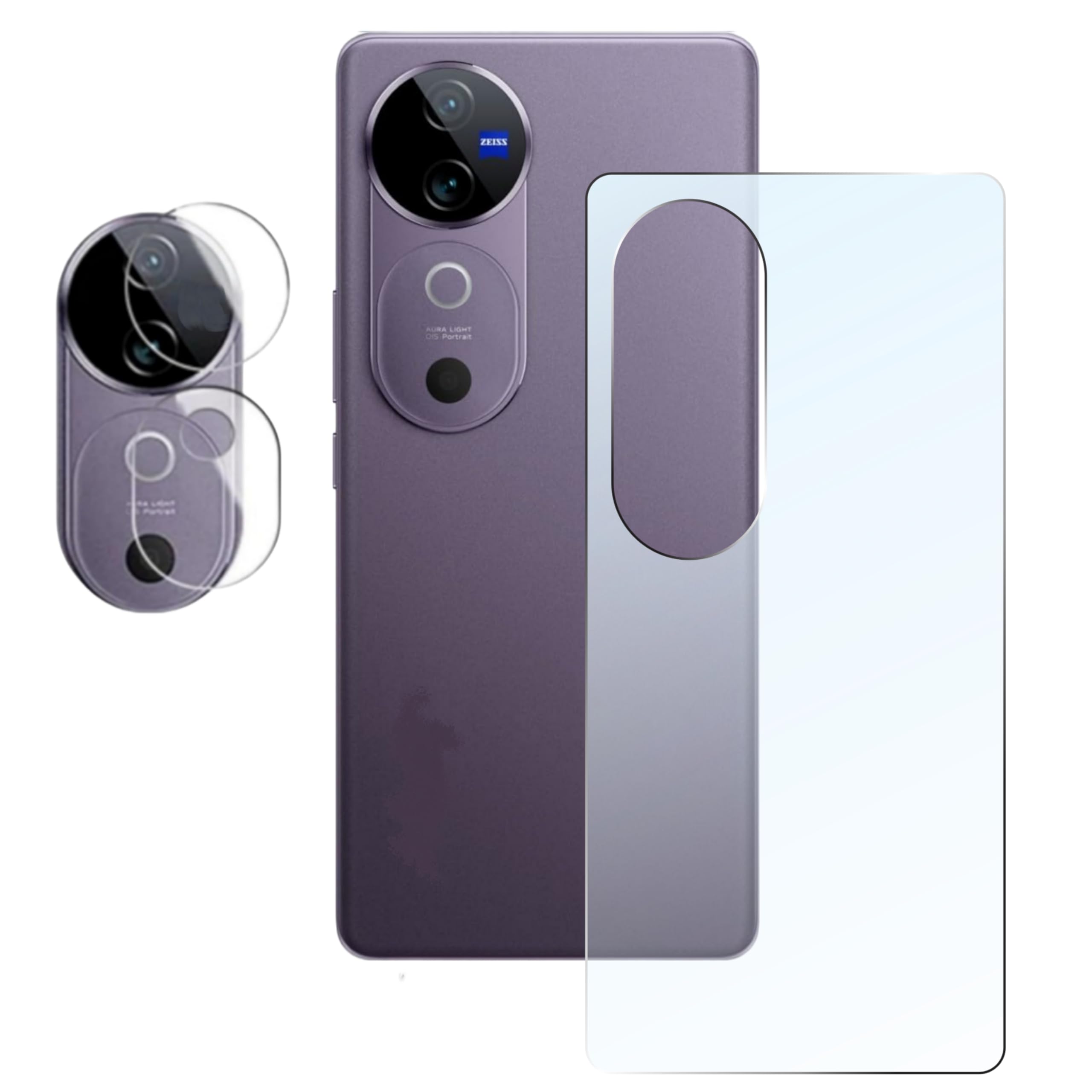EMUNKS Vivo v40 Back Skin Membrane Transparent with Camera Lens Protector (Pack of 1) (B0DJ6XTGJY) Amazon Price History, Amazon Price Tracker