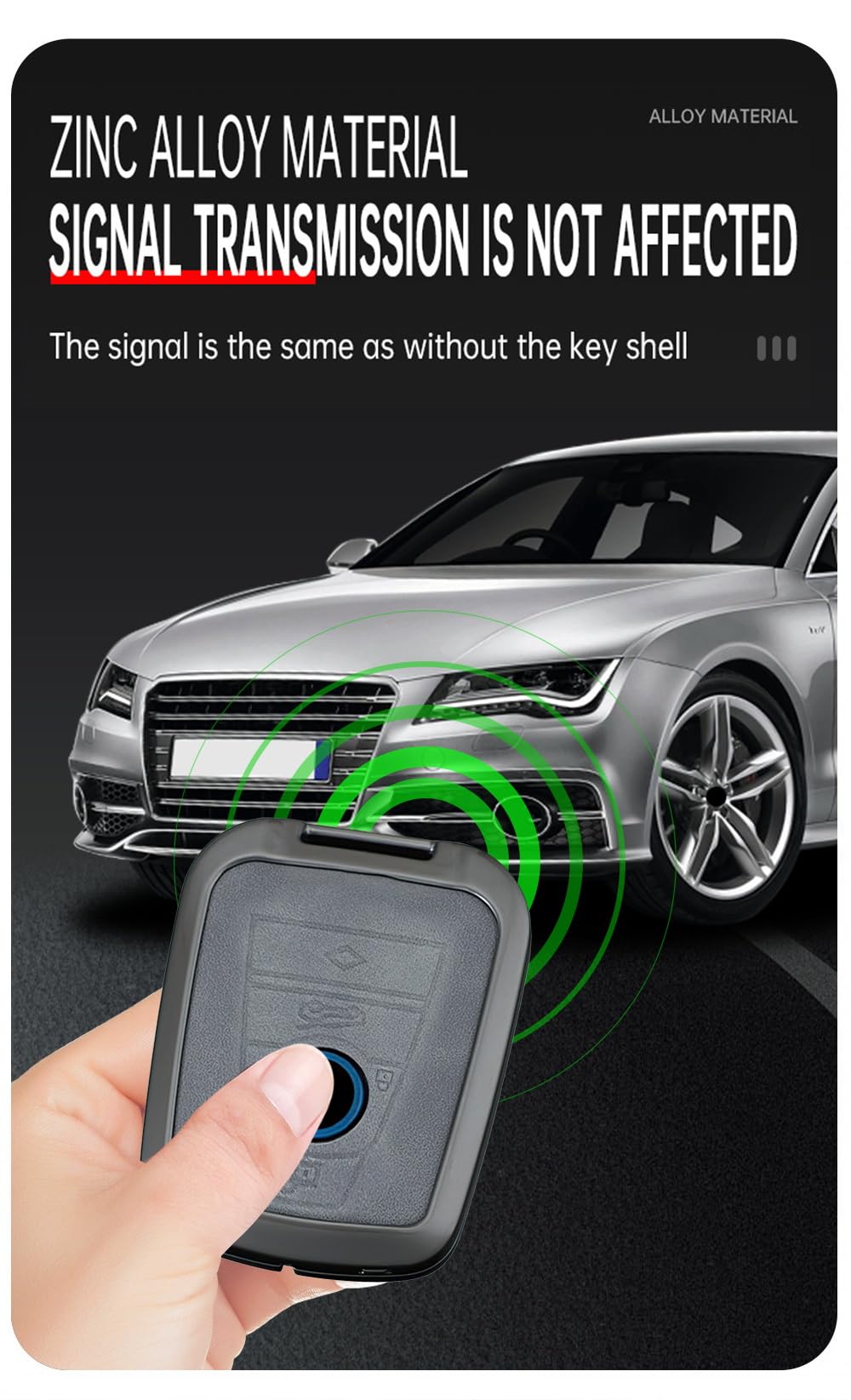 Leder Autoschlüssel Hülle Für BMW I3 I8 2014-2018 - Blaues Schlüsseletui