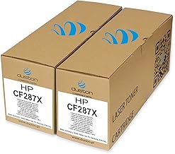 duston 2 x CF287X, 87X Black Toner Compatible with HP Laserjet Pro M501 Enterprise M506 M527