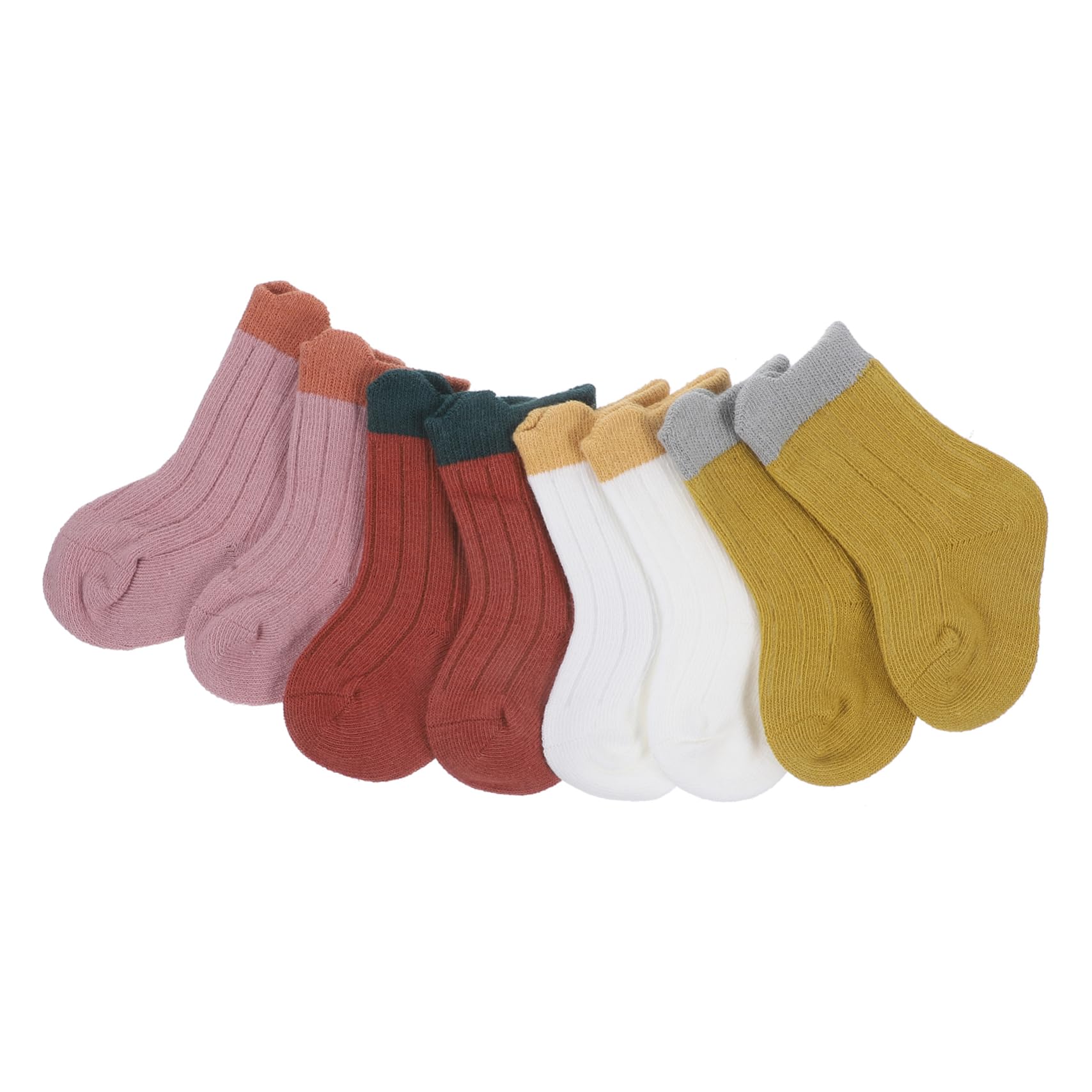 ERINGOGO 4 Pairs Ankle Socks Cotton Socks for Boys Breathable Comfortable Cute for Everyday Wear Birthdays Holidays