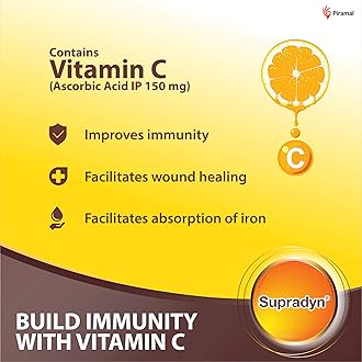 Supradyn Multivitamins Tablets with Minerals and Trace Elements, 225 Tablets (15 Strips) Brown