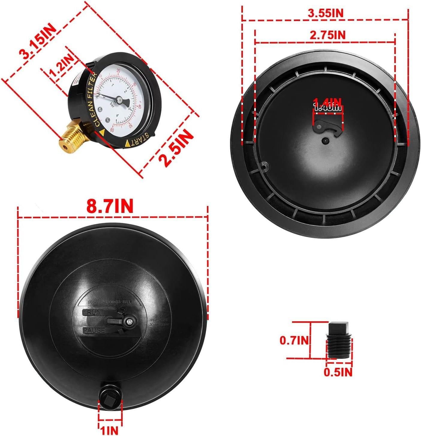 Coperchio di ricambio 302-4300-03 dell'Assemblea della cupola superiore