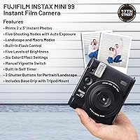 Vista 3 de Fujifilm Instax Mini 99 Instant Film Camera with Instax Mini 99 Camera Case, Photo Album (108 Count) 2 Pack of Instant Film 40 Sheets Total