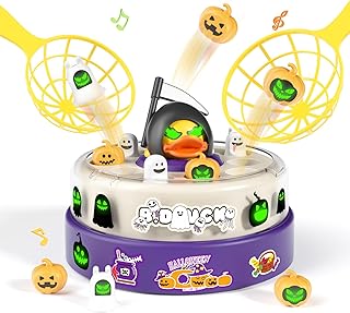 B.Duck Halloween Games for Kids 4-6, Bounce and Catch Duck Toys for Toddlers 3-5, Family Halloween Party Board Game, Indoor Halloween Party Favors Gifts for Boys Girls 5-7