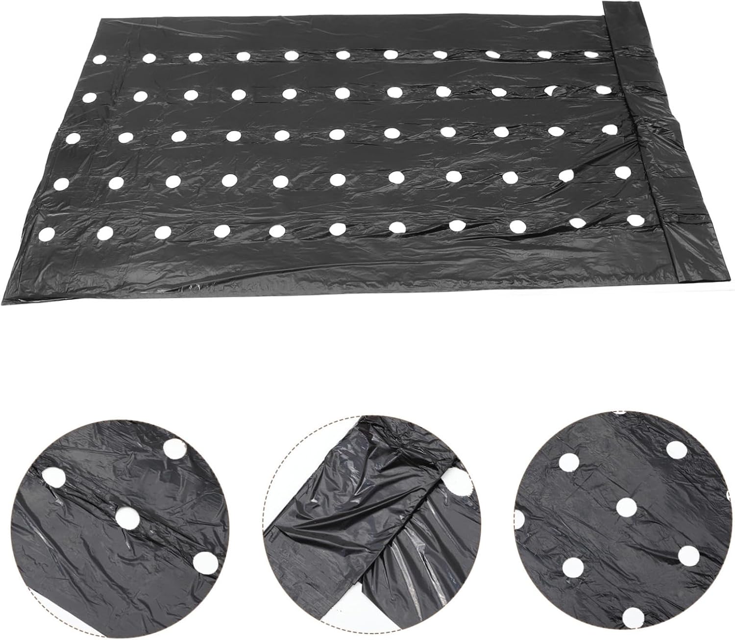 Pe Crop Mulch Film Thermal Insulation Perforated Agricultural Film Control Soil Easy Irrigation Long-Lasting Crop Protection Soil Health