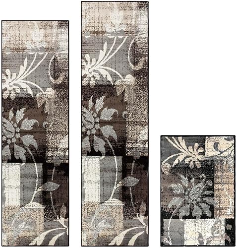 Miniatura 144 de Superior Alfombra interior con respaldo de yute, perfecta para entrada, oficina, sala de estar/comedor, dormitorio, cocina, piso, decoración moderna