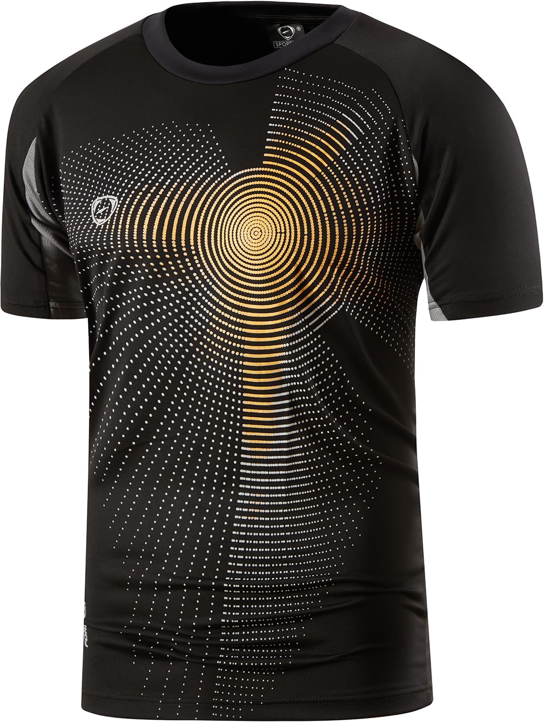 jeansian Men's Sport Quick Dry Fit Short Sleeves Tshirt T-Shirt Shiirt Tees Tops Tennis Golf Bowling LSL1059 - Image 2