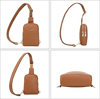 INICAT Small Sling Bag for Women Everyday & Travel Crossbody Bags Lightweight Cross Body Purses Vegan Leather