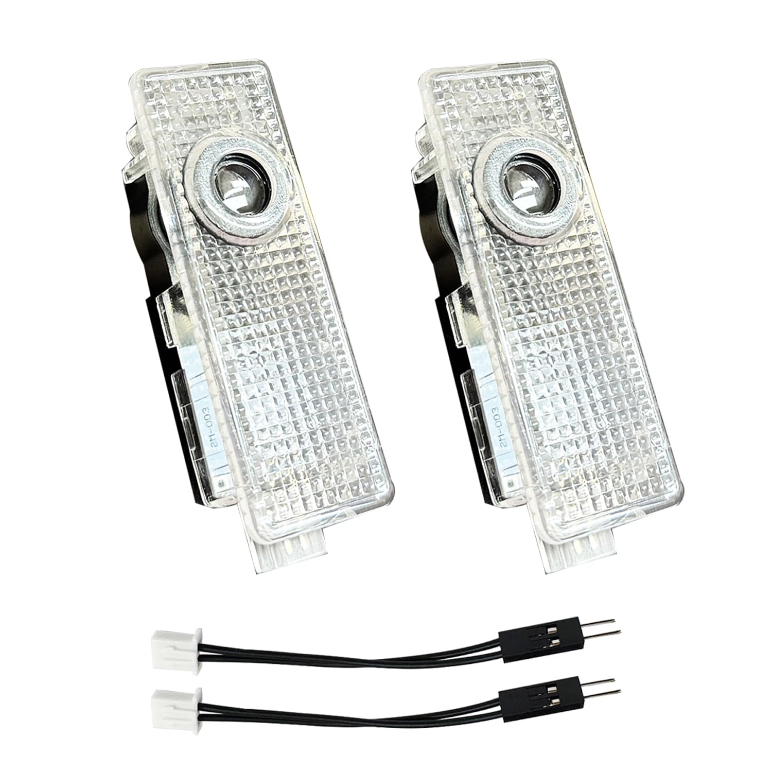 Krewua 2 Stück Türlichter, HD LED Projektion Welcome Lights für M 1/2/3/4/5/6/7 austauschbar mit M X1/X2/X3/X4/X5/X6/X7/Z/GT