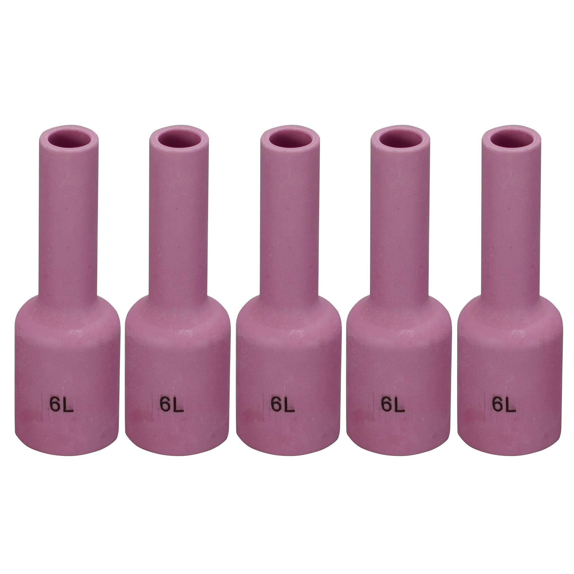PN L300ml×3 RIVERWELD TIG Gas Lens Alumina Nozzle Ceramic Cup Long Size