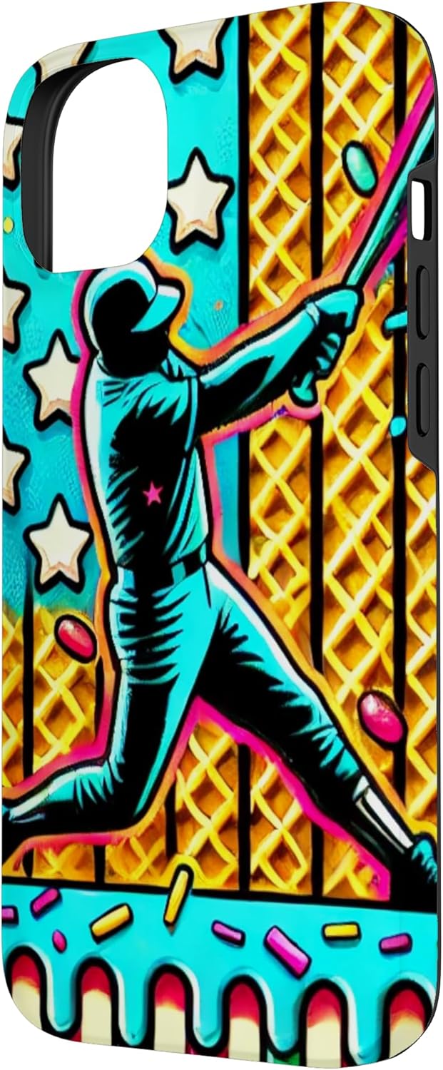 Ice Cream Drip Baseball Stuff Baseball Drip For Boys Trendy Case for iPhone 14 Plus