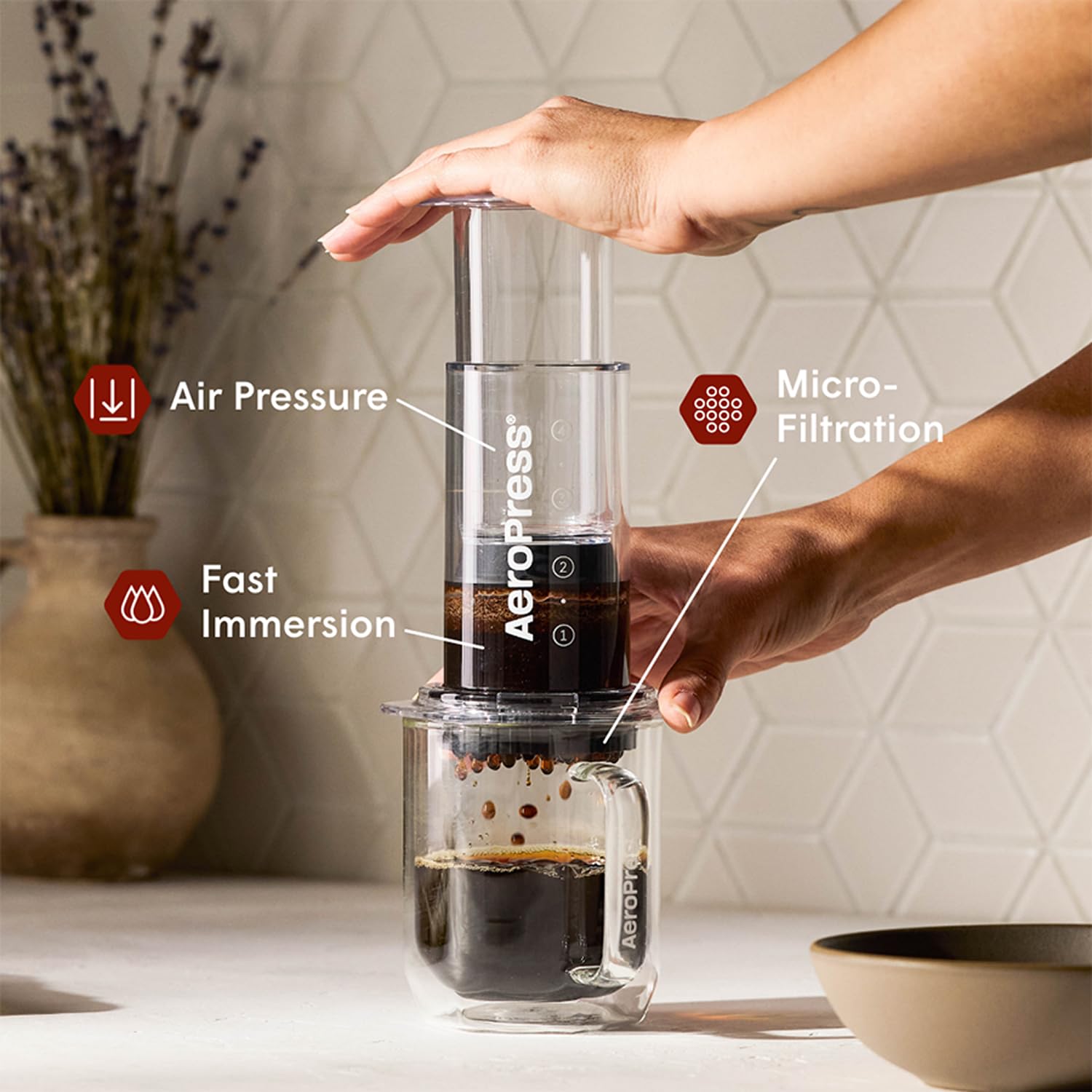 AeroPress di Filtri di Ricambio - Microfiltri per Macchina da Caffè AeroPress ed Espresso - 350 pezzi