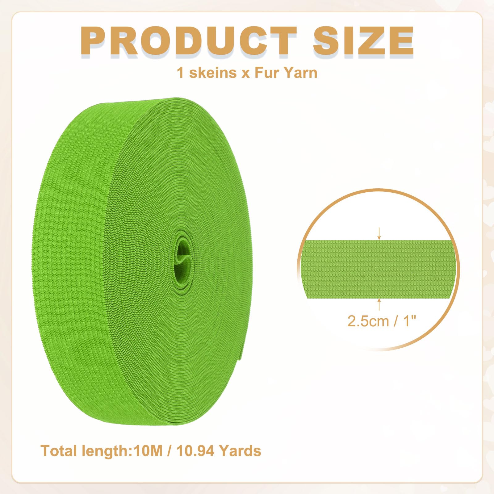 PATIKIL Bande Elastiche per Cucire 13/16 x 11 Iarde