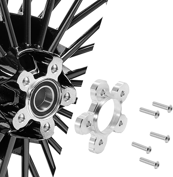 TOFR 21x3.5 Fat Spokes Chrome Front Wheel For Harley Touring Baggers 00-07