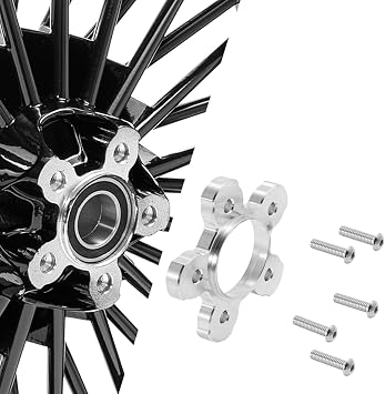 TOFR 21x3.5 Fat Spokes Chrome Front Wheel For Harley Touring Baggers 00-07