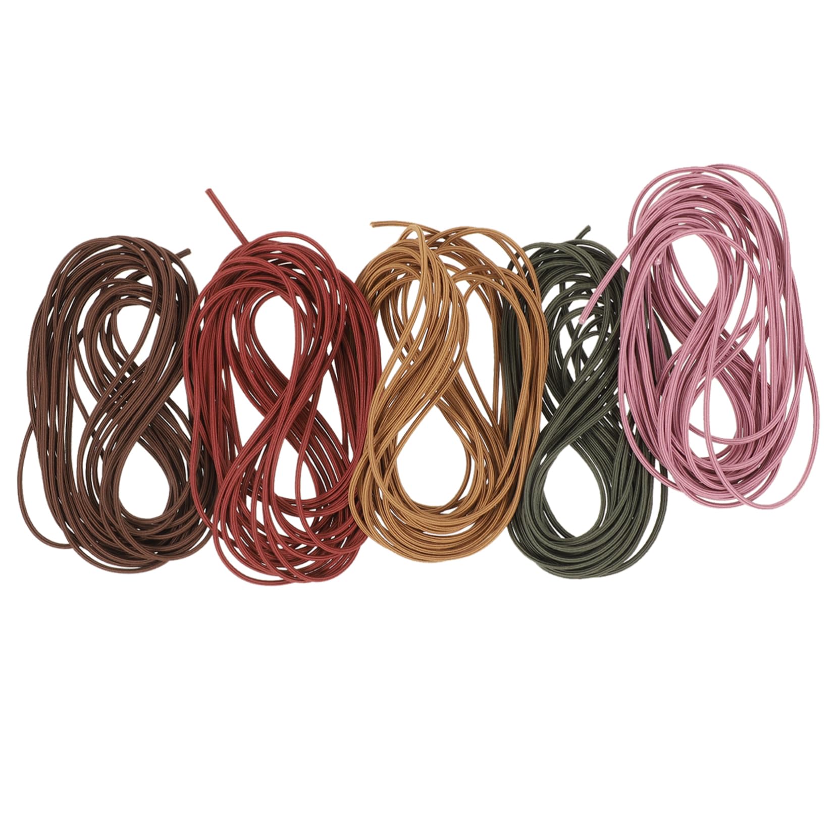 25 Piezas Banda De Goma De Hilo Elástico Hilo Elástico Para Abalorios Cordón De Cuentas Bricolaje Pulsera De Cordón Alambre Elástico Para Abalorios Con Cuentas Banda Elástica Cinta