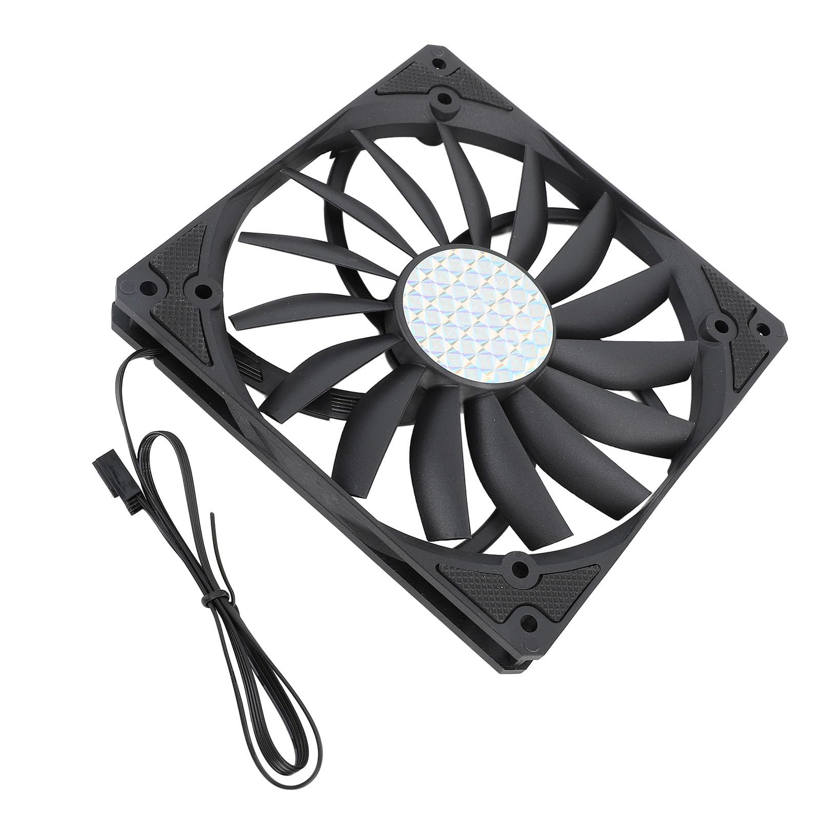 Ventola Per Case PC 70mm PWM A 4 Pin - 2500 RPM, 21.15 CFM, Silenziosa 26.7 DBa, Doppio Cuscinetto A Sfera