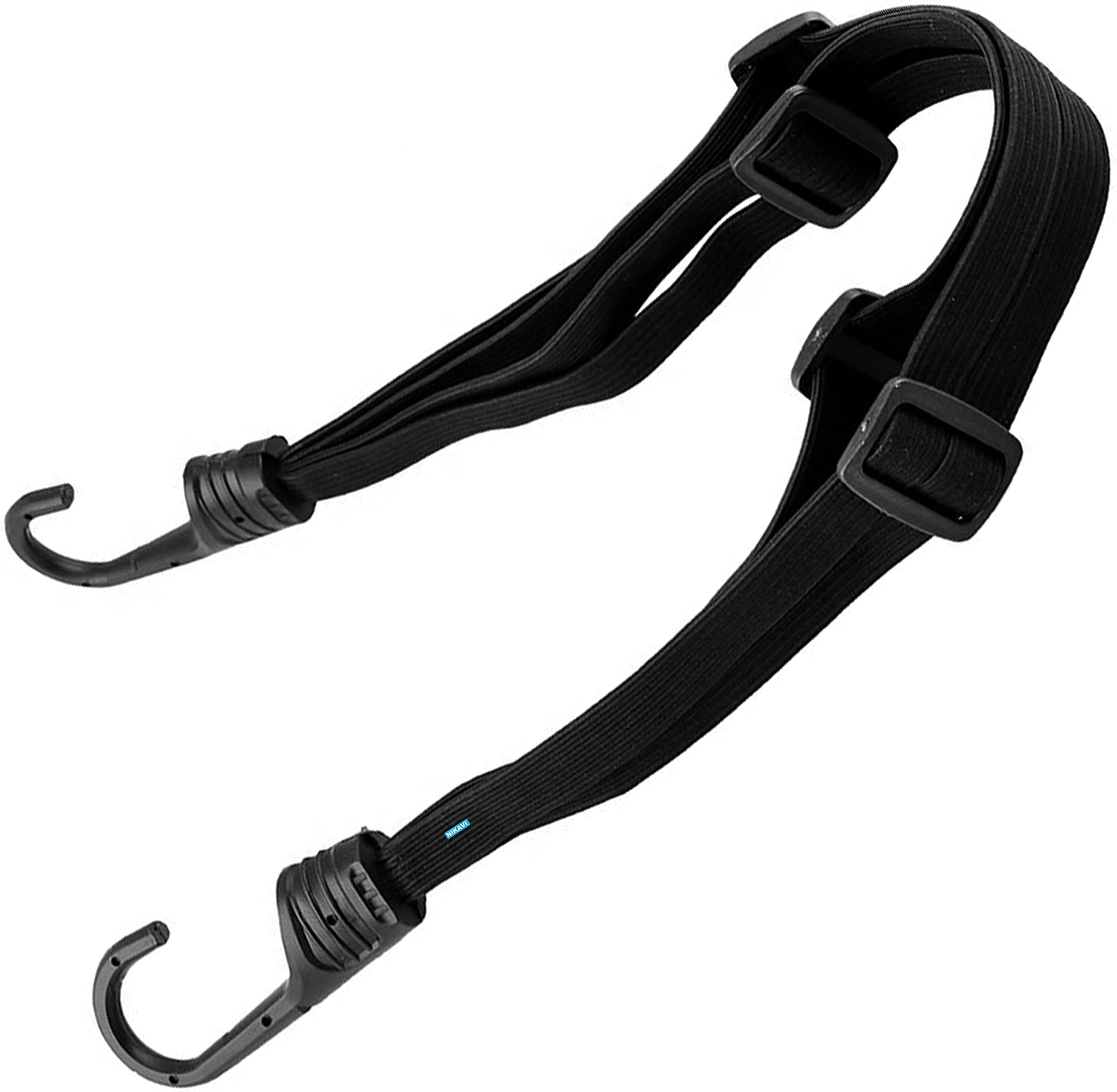NIKAVIUniversal Fix Helmet Rope Motorcycle Luggage Straps Elastic Luggage Net (4)