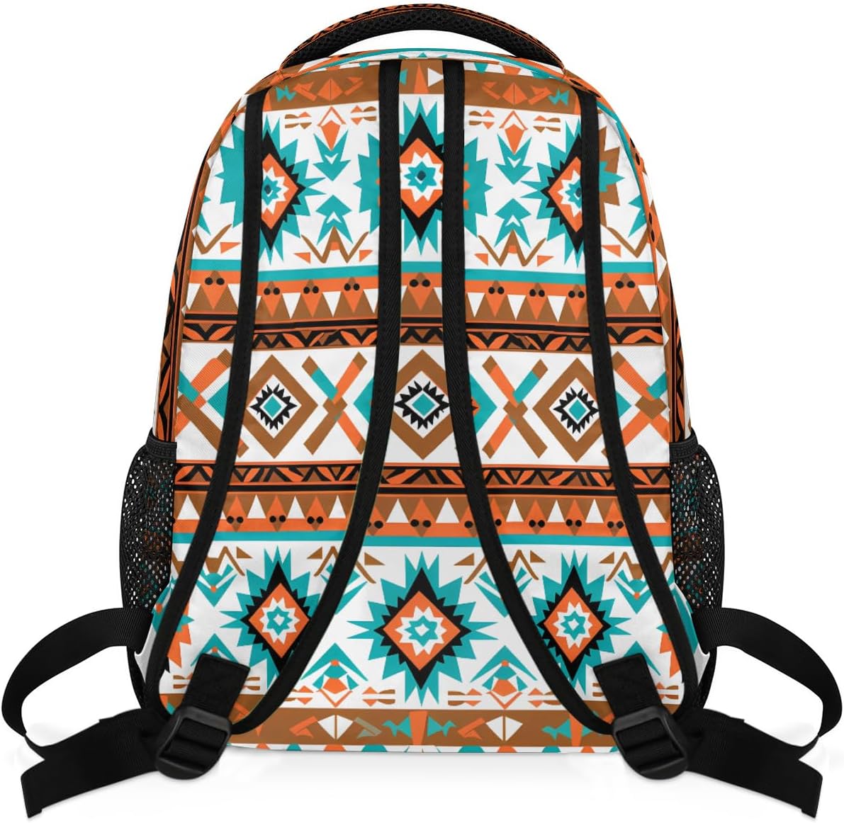 Geometric Ethnic Aztec Print Backpack for Kids Women Men School Backpacks Girls Boys Adults Bookbag Laptop Computer Back Pack Casual Daypack - Image 4