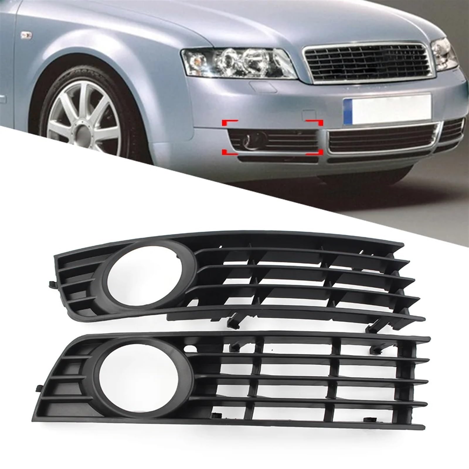 Rejilla Antiniebla Audi A4 De 2011 A 2015 Izquierda Moldura
