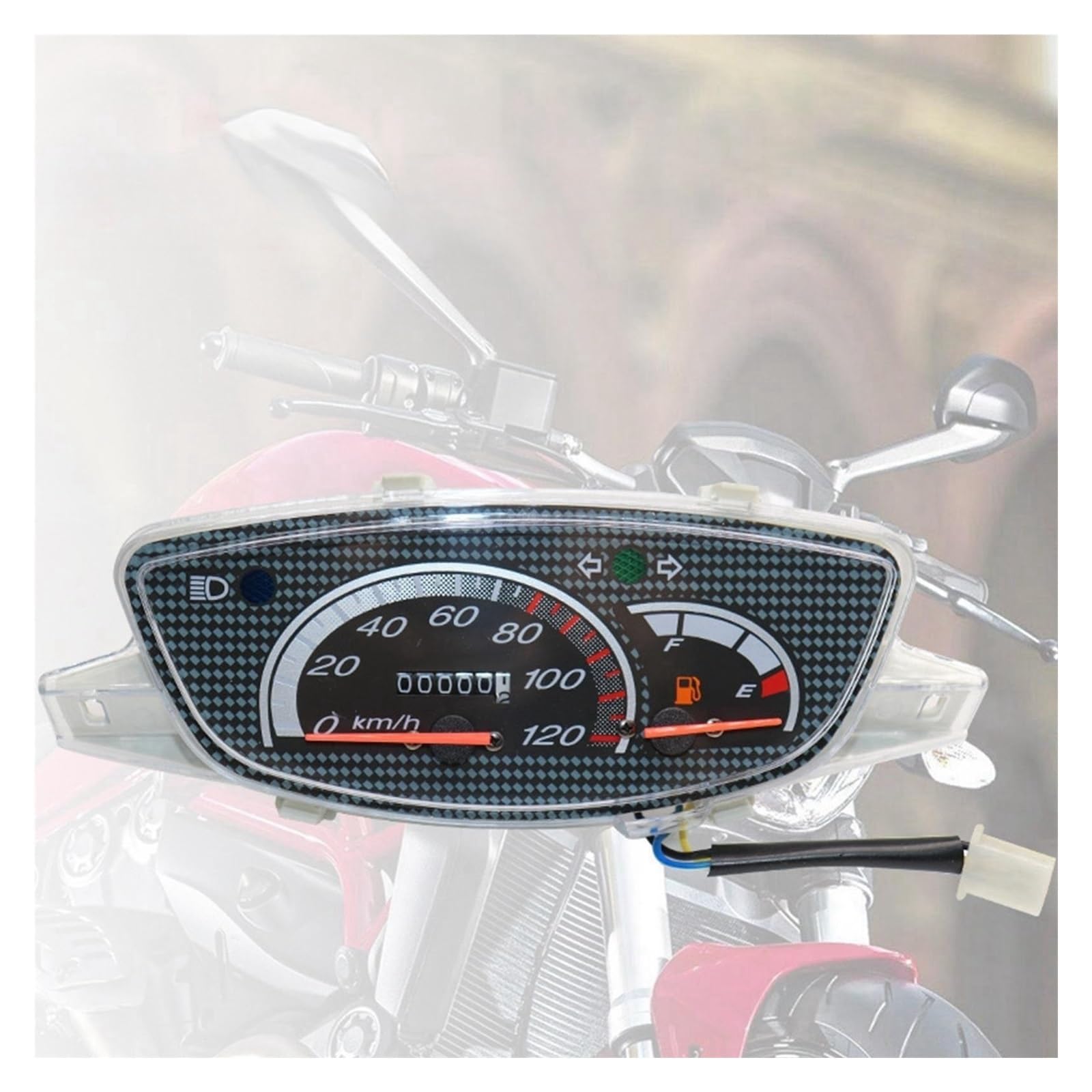 Odómetro Conjunto De Velocímetro Motocicleta, Pantalla Moldura, Tablero Visualización para Diozx AF34/AF35, Indicador Velocidad