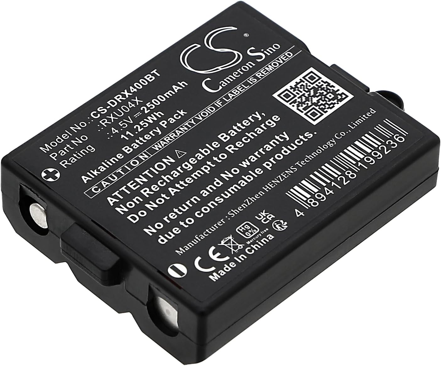 Cameron Sino New 2500mAh Replacement Battery for D18 Codeeinrichtung SA660AX