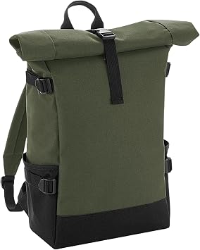 BagBase BG858 Block Roll-Top Backpack