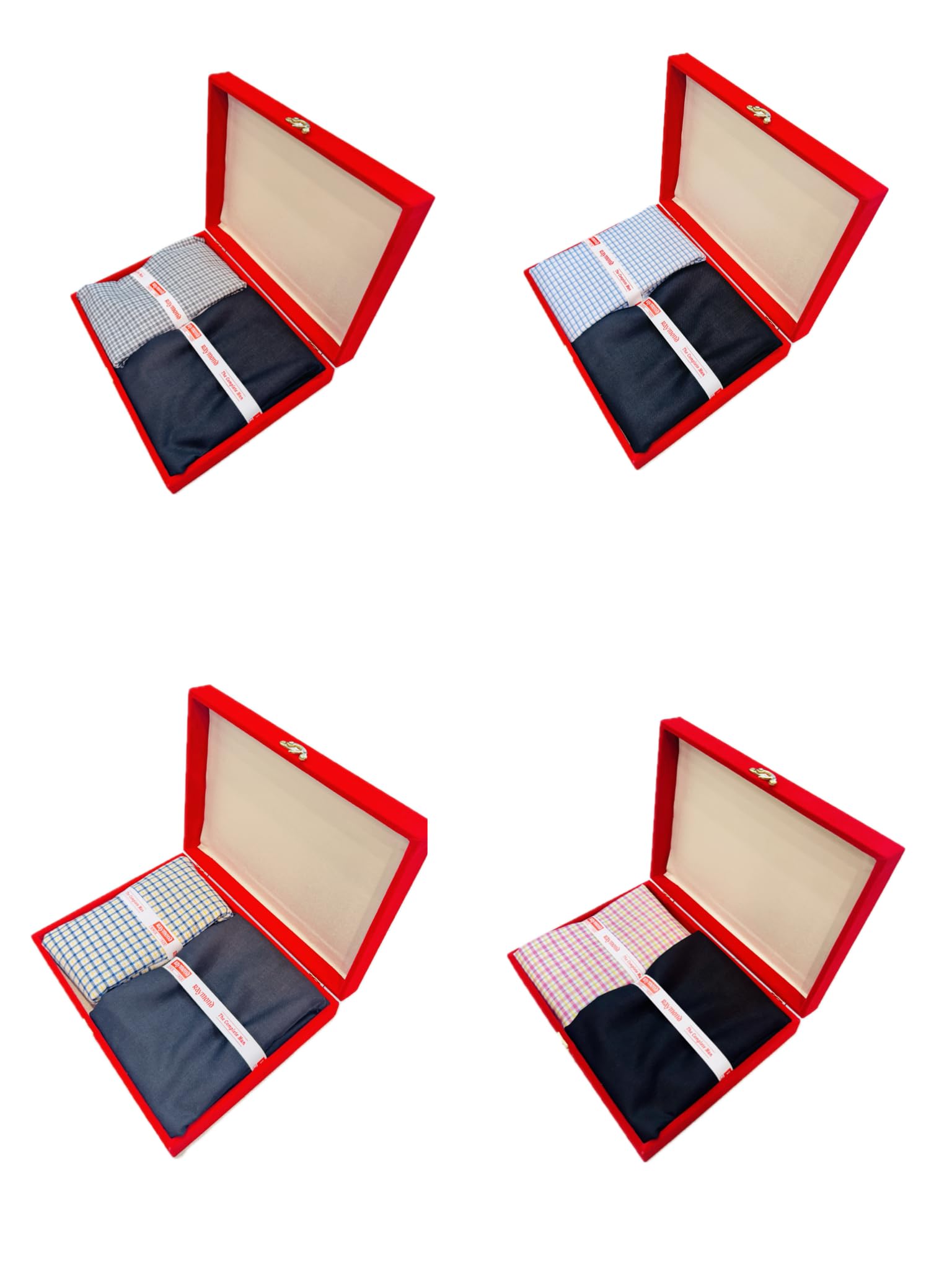 raymond fabrics Trouser-Shirt Fabric VELVET Combo Box (Multicolour, Unstitched, All Weather Fabric) (SET OF 4)-picture-12