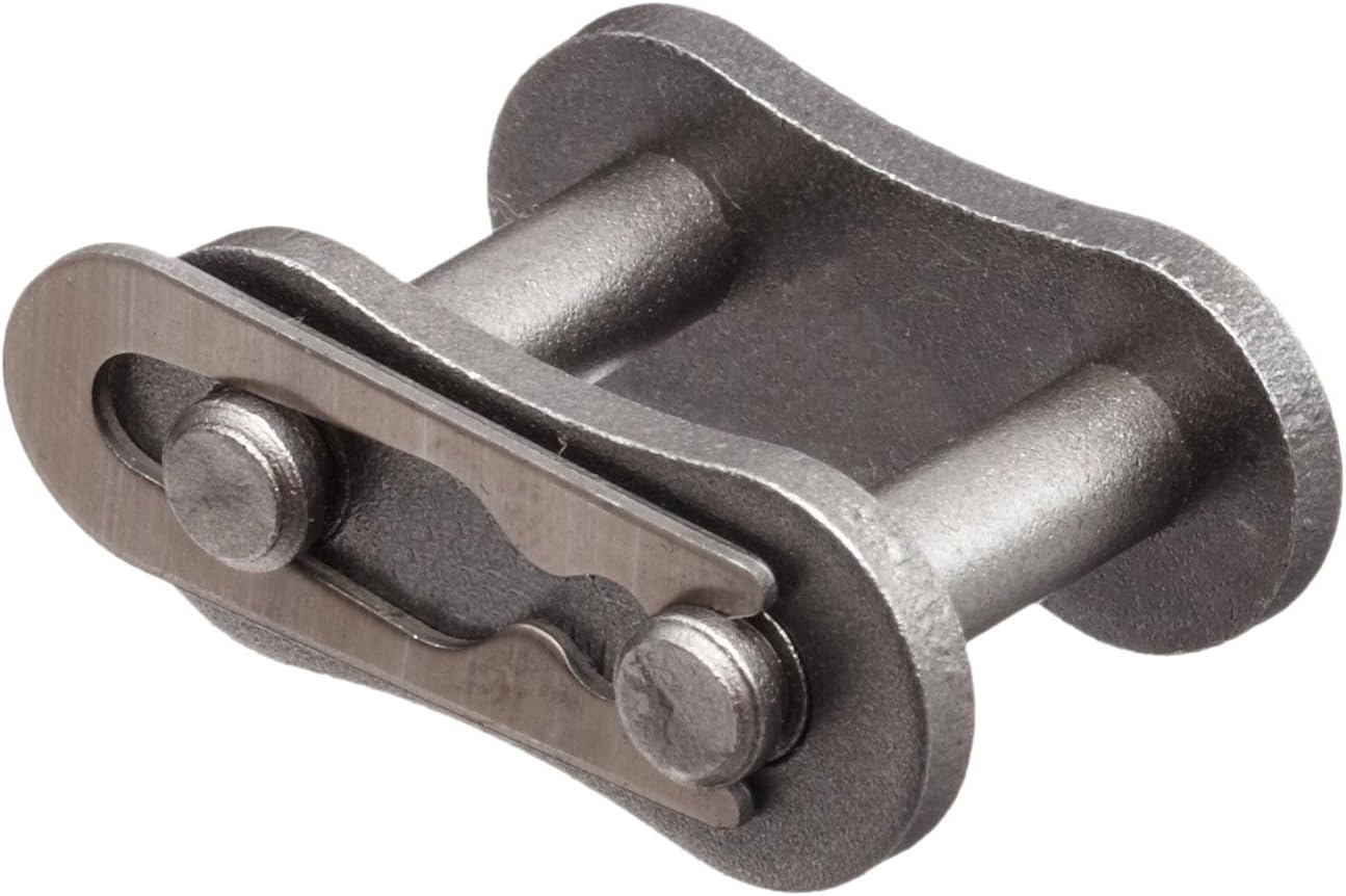 HKK RH060SCL1 ANSI 60H Single Strand Heavy Series Spring Connecting Link, Riveted, 3/4" Pitch, 0.469" Roller Diameter, 1/2" Roller Width (Pack of 5 links)