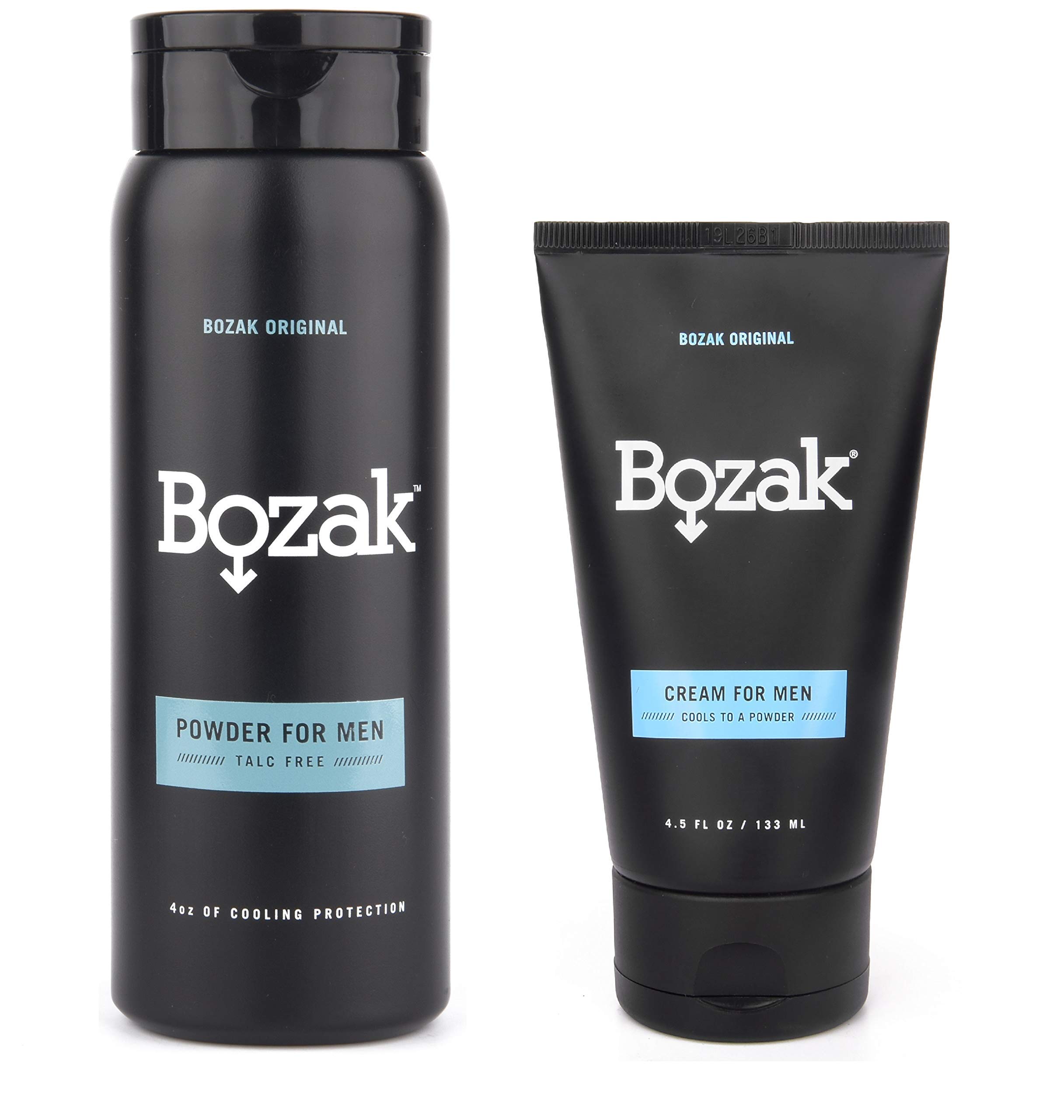 Buy Bozak Pro Pack Cooling Body Powder and Cream for Men Antifungal