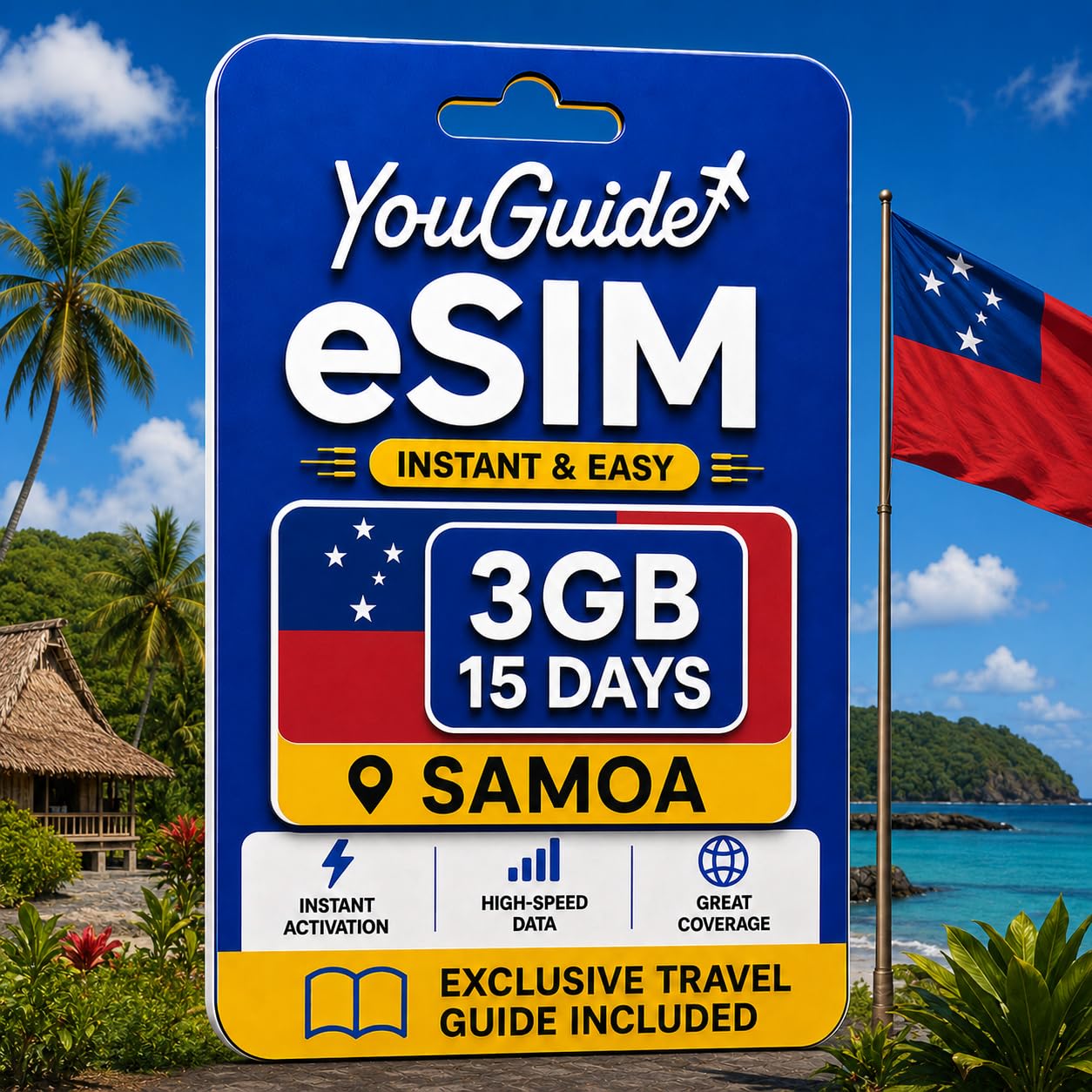 Samoa eSIM 3GB 15Days