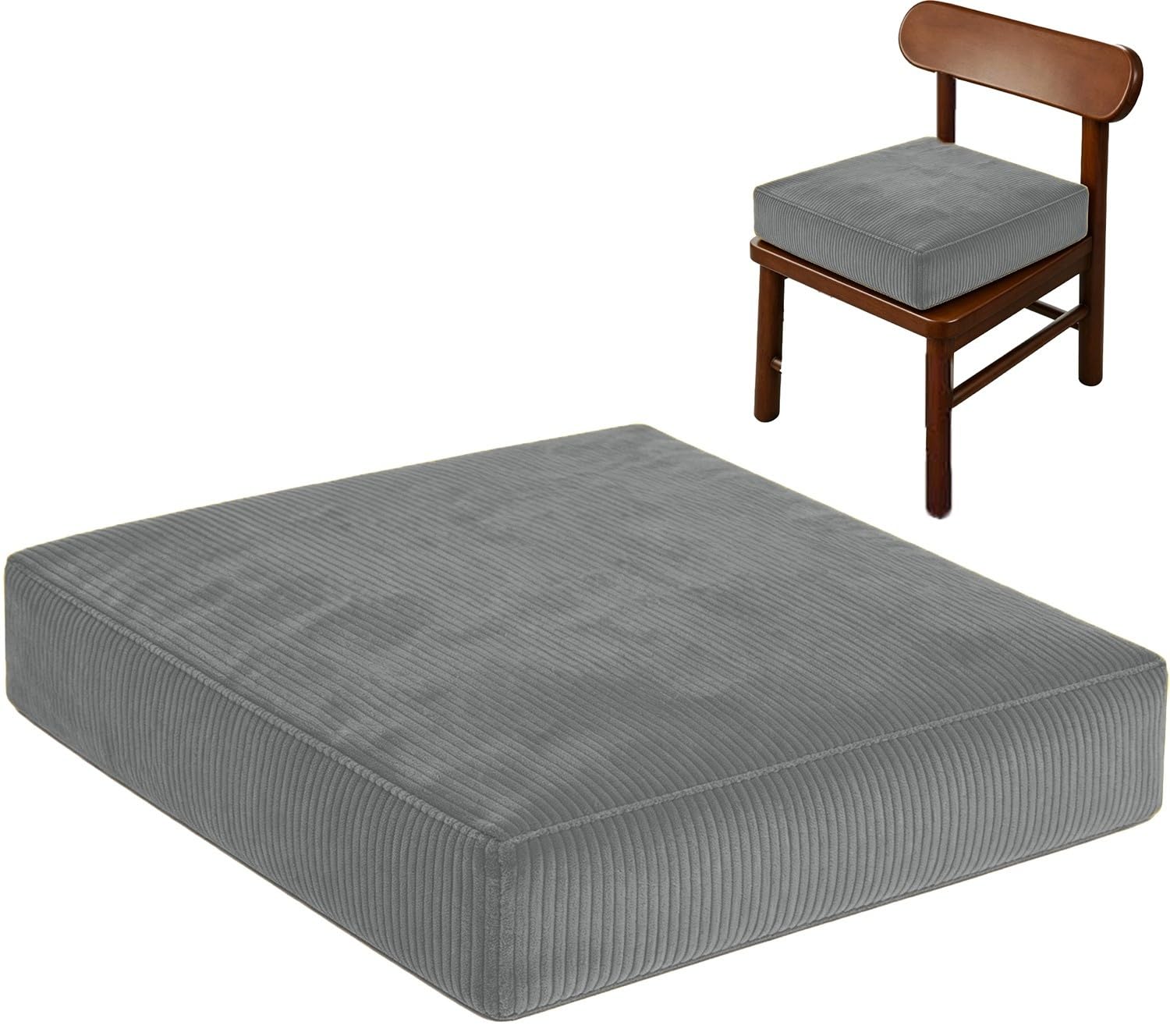 Galettes de Chaise D'intérieur, Coussin de Siège Carrés Antidérapants