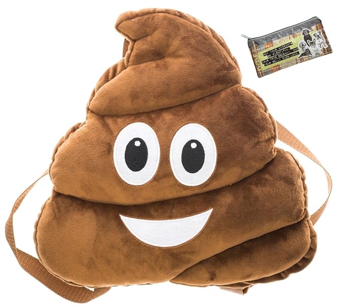Poop emoji backpack Clearance