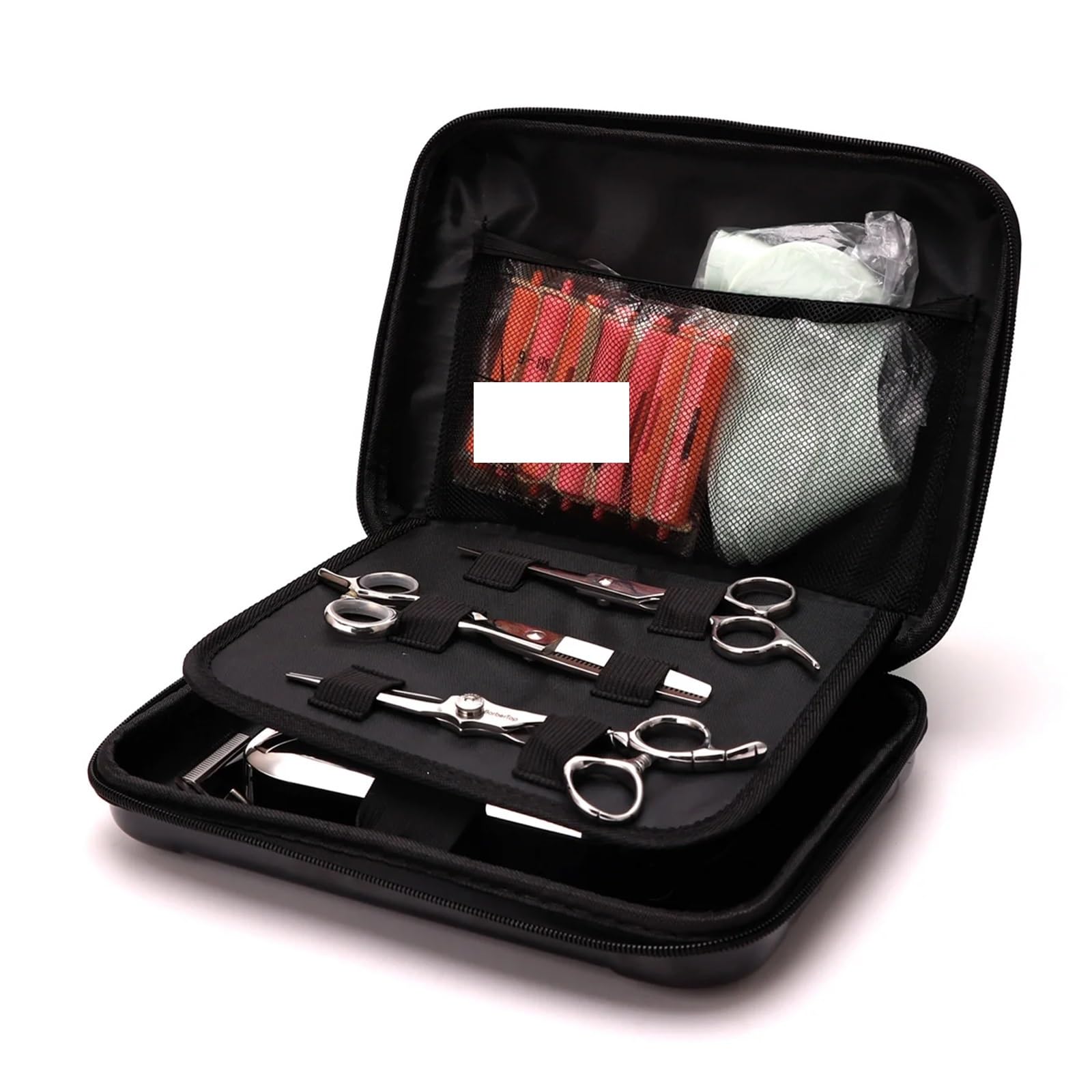Friseur Werkzeugtasche Friseur Werkzeug Tasche Stoßfest Männer Barber Elektrische Clipper Box Tragbare Haar Trimmer Reise Trage Box(L)