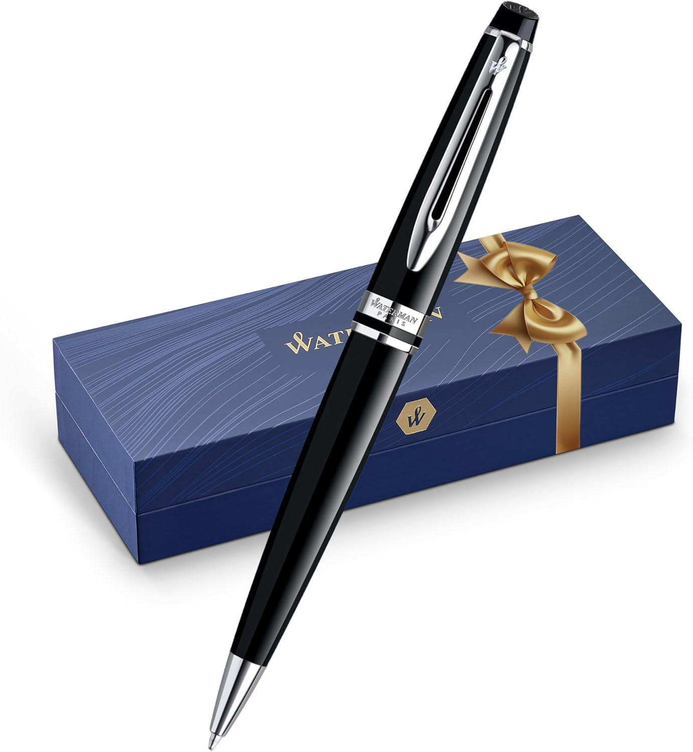 Waterman Expert Ballpoint Pen in gloss black