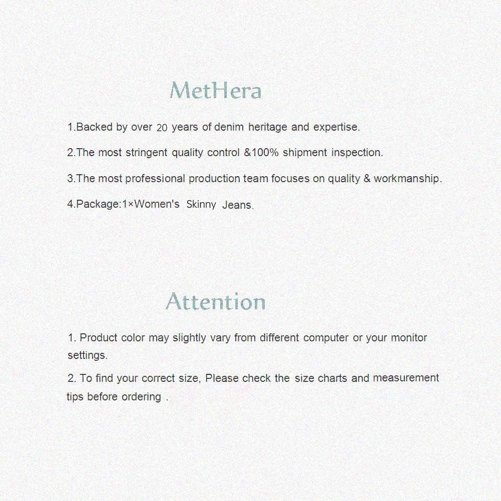 MetHera Women's Mia High Rise Stretch Skinny Shaping Jeans - Image 5