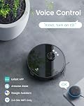 Lefant LS1 Aspirateurs de robots Lidar, cartographie précise, 3200Pa Aspiration, 150 Mini Runtime, Carte en temps réel, Zone de non-retour, Contrôle Alexa/APP/WiFi, Aspirateur robot intelligent pour les cheveux d'animaux, Plancher dur, Tapis