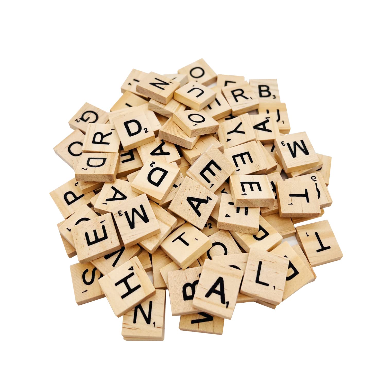 XYSMZM 400 Pcs Scrabble Letters, Wood Scrabble Tiles for Crafts - Image 7