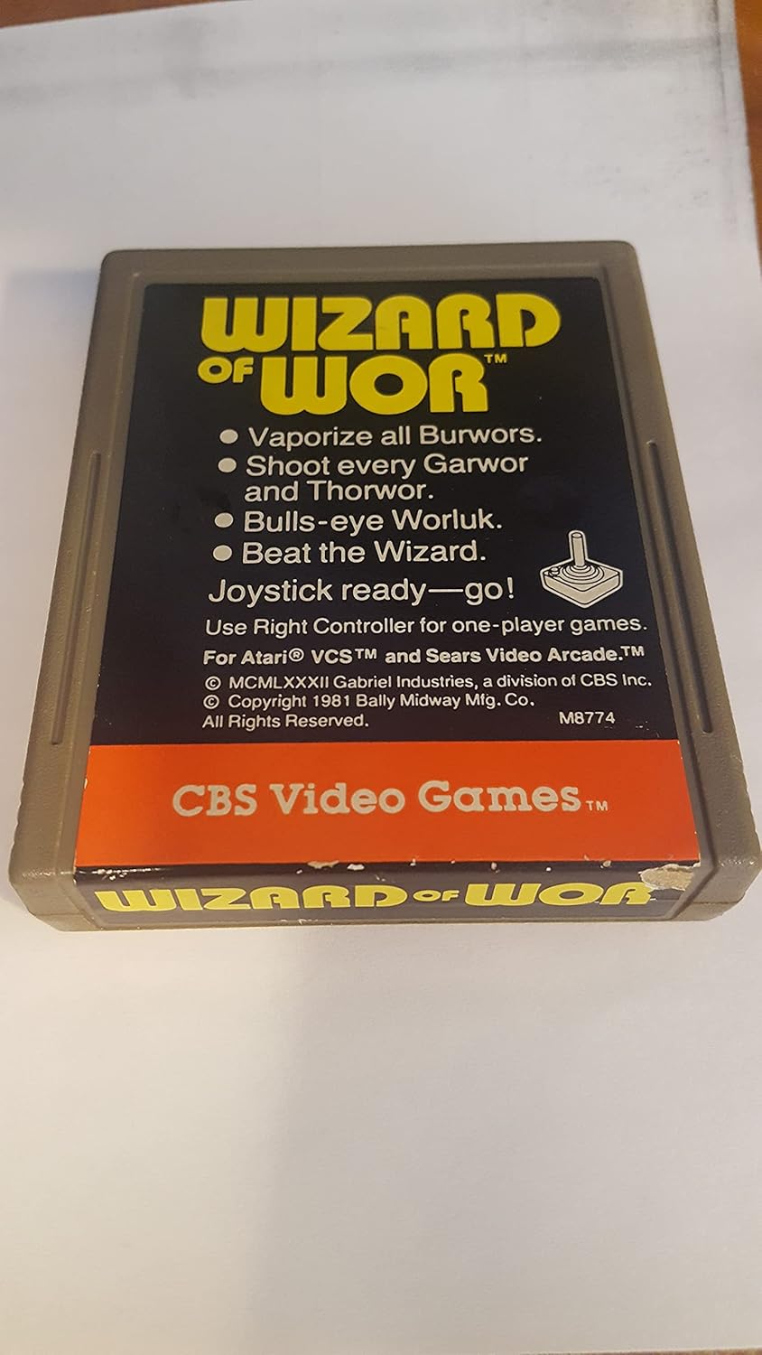 Wizard Of WorAtari 2600 SeriesVideo Game Video Games