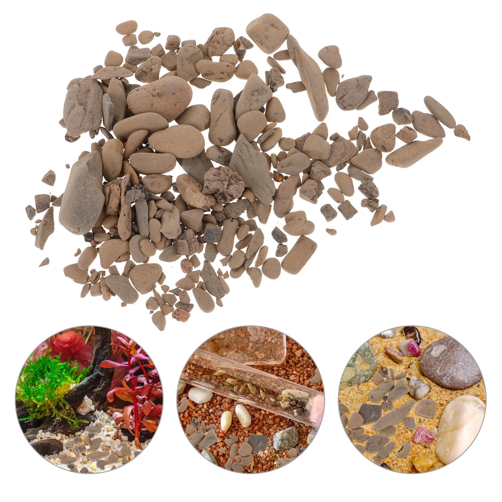 VANZACK Sacchetto Ghiaia Per Acquari Pietra Decorativa Per Vasi Da Fiori Accessorio Multifunzionale Per Acquario Piccola Pietra Riutilizzabile Per Aree Verdi Per Piante Da Vaso