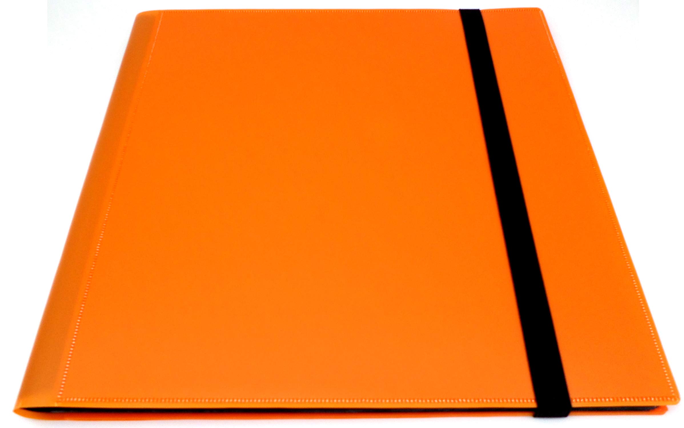 docsmagic.de Pro-Player 12-Pocket Playset Album Orange - 480 Card Binder - MTG - PKM - YGO, 12-Pocket Playset - 480 Cards